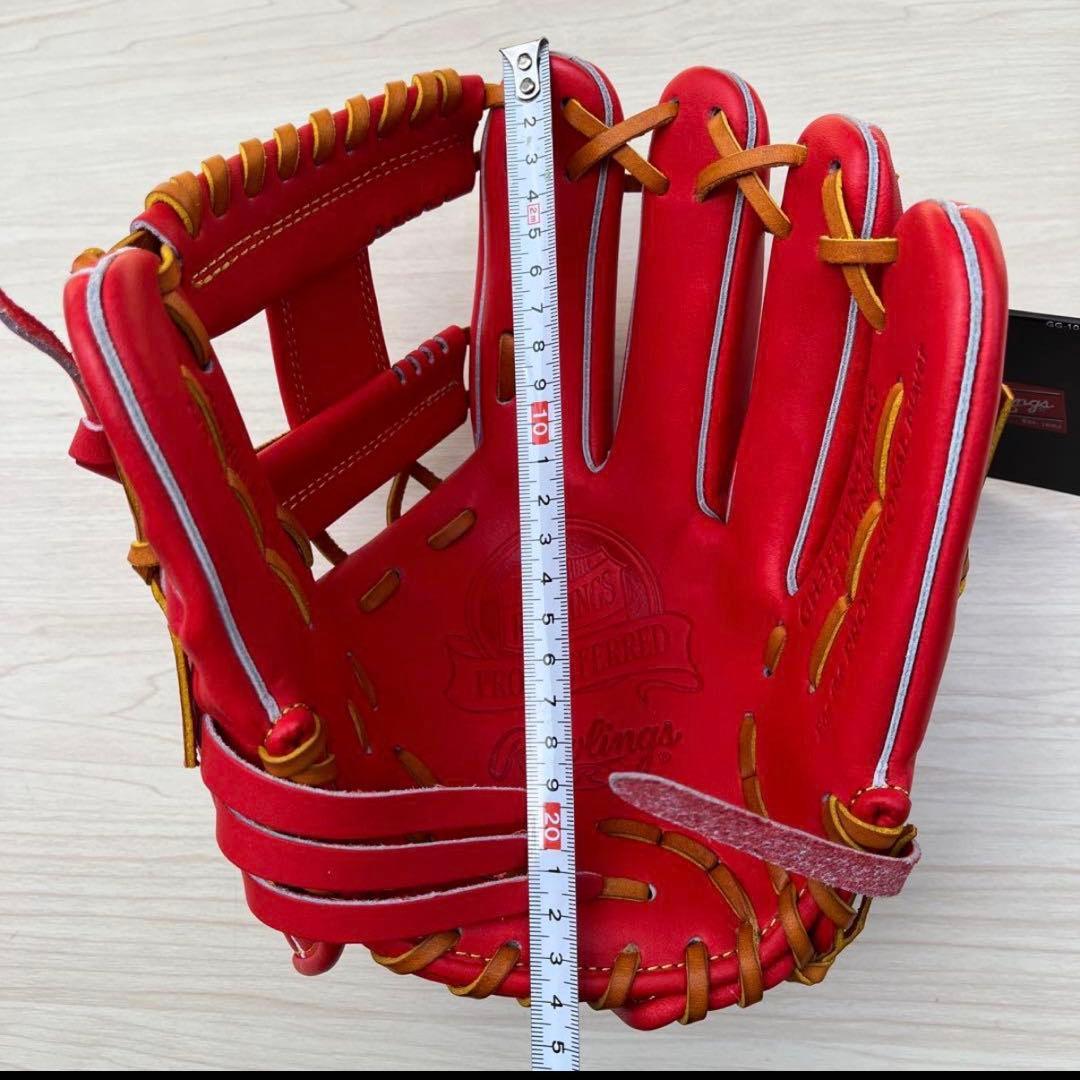 Rawlings Wizard 硬式グローブ 新品 レッド