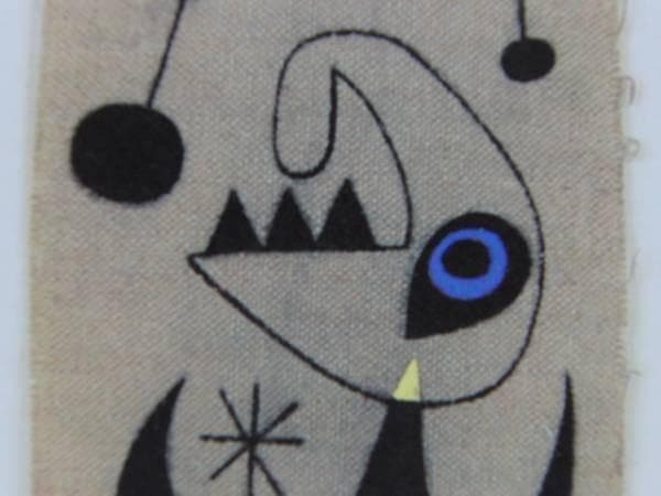J・ミロ、月の前の人、希少画集画、新品額装付