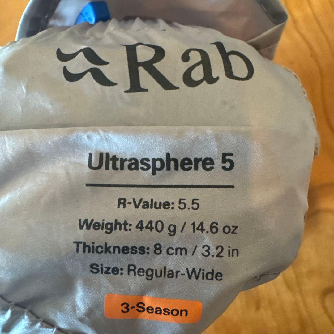 Rab ウルトラスフィア 5 ワイドレギュラー ultrasphere5