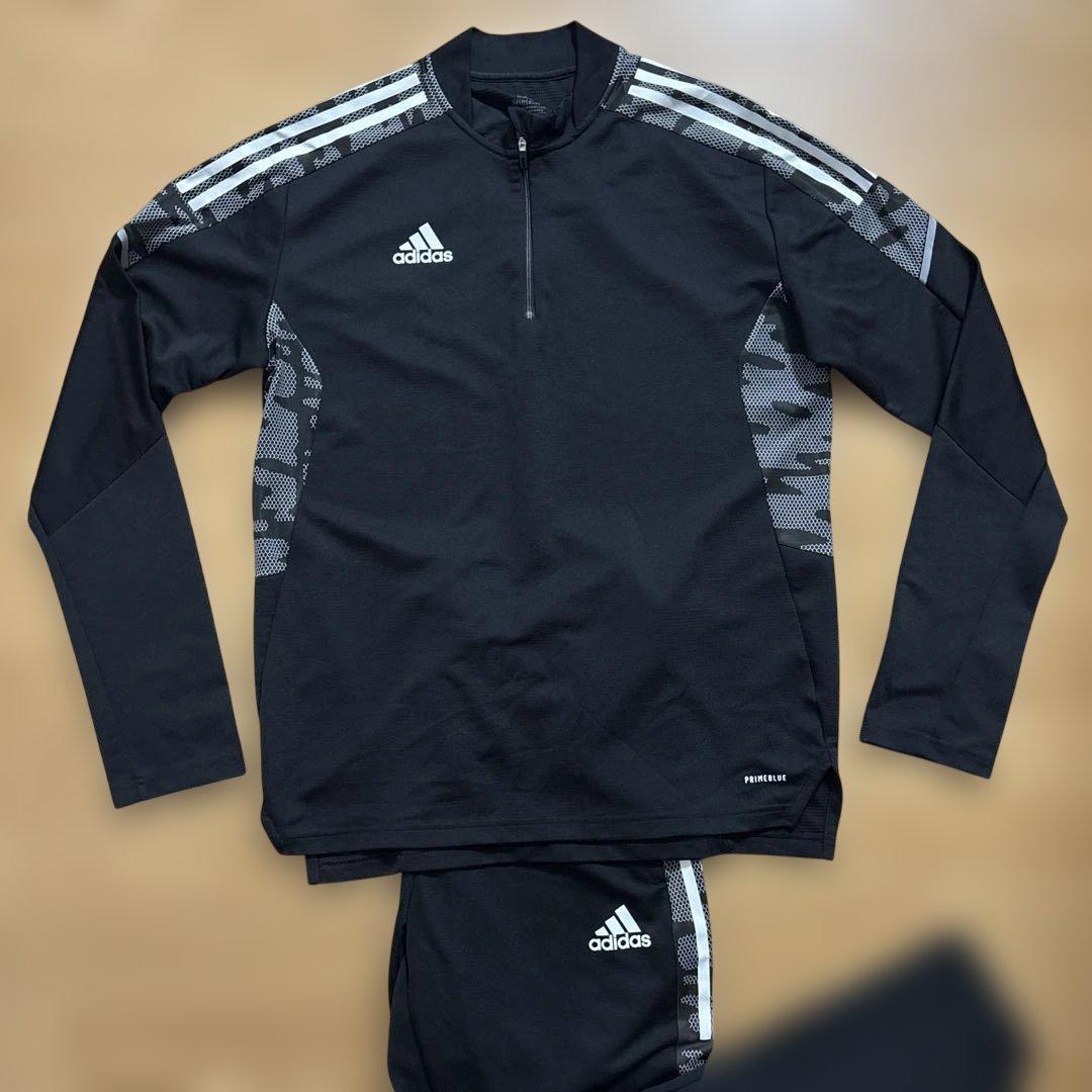 adidas ジャージ セット ブラック