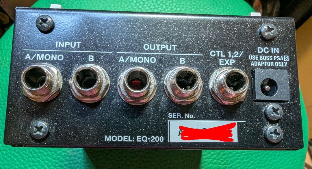BOSS　ボス　EQ-200　イコライザー　値下げ交渉不可