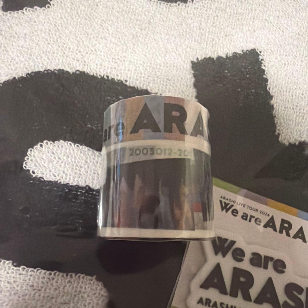 嵐「We are ARASHI」タオル・マスキングテープ・ロゴマグネット