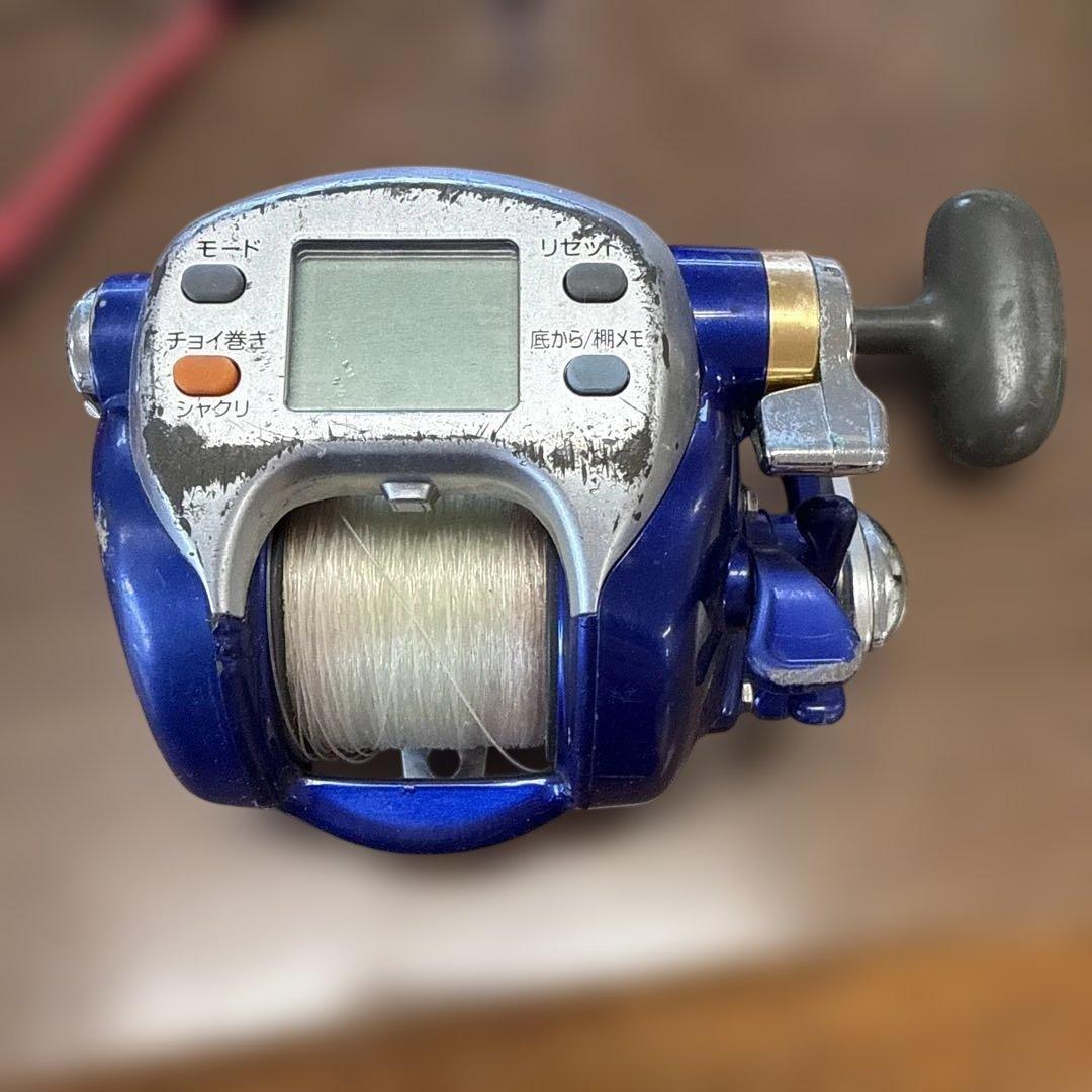 ダイワ ハイパータナコン 500fe 電動リール ブルー