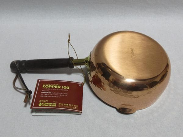 銅の名門COPPER 100新光金属カッパープチフライパンミニナベ1人用片手小鍋