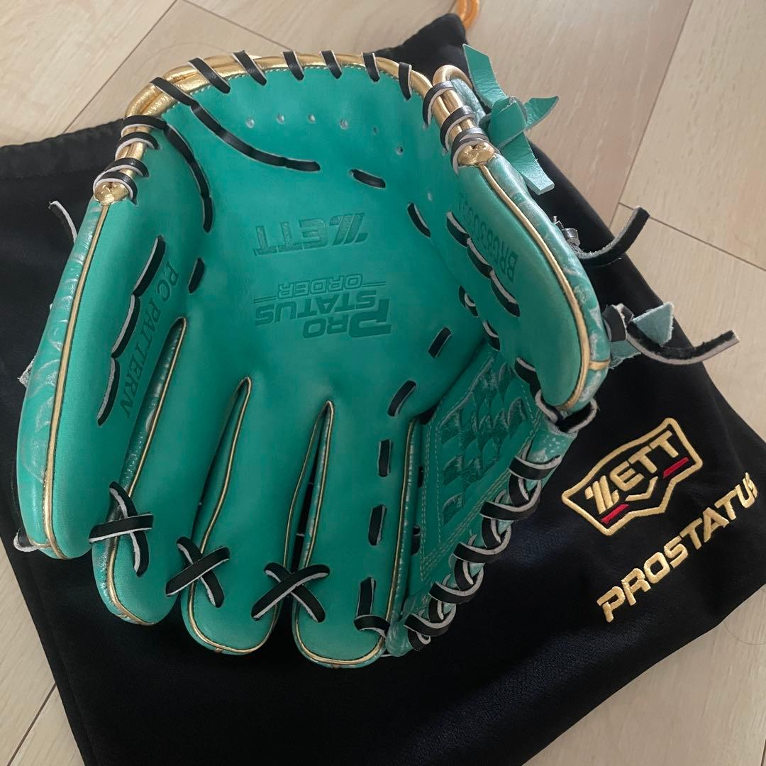 ZETT PROSTATUS グローブ ターコイズ