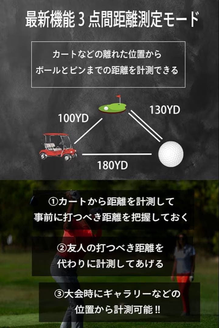 新品未開封　NINJOR GOLF NJ+PRO ゴルフ　レーザー距離計