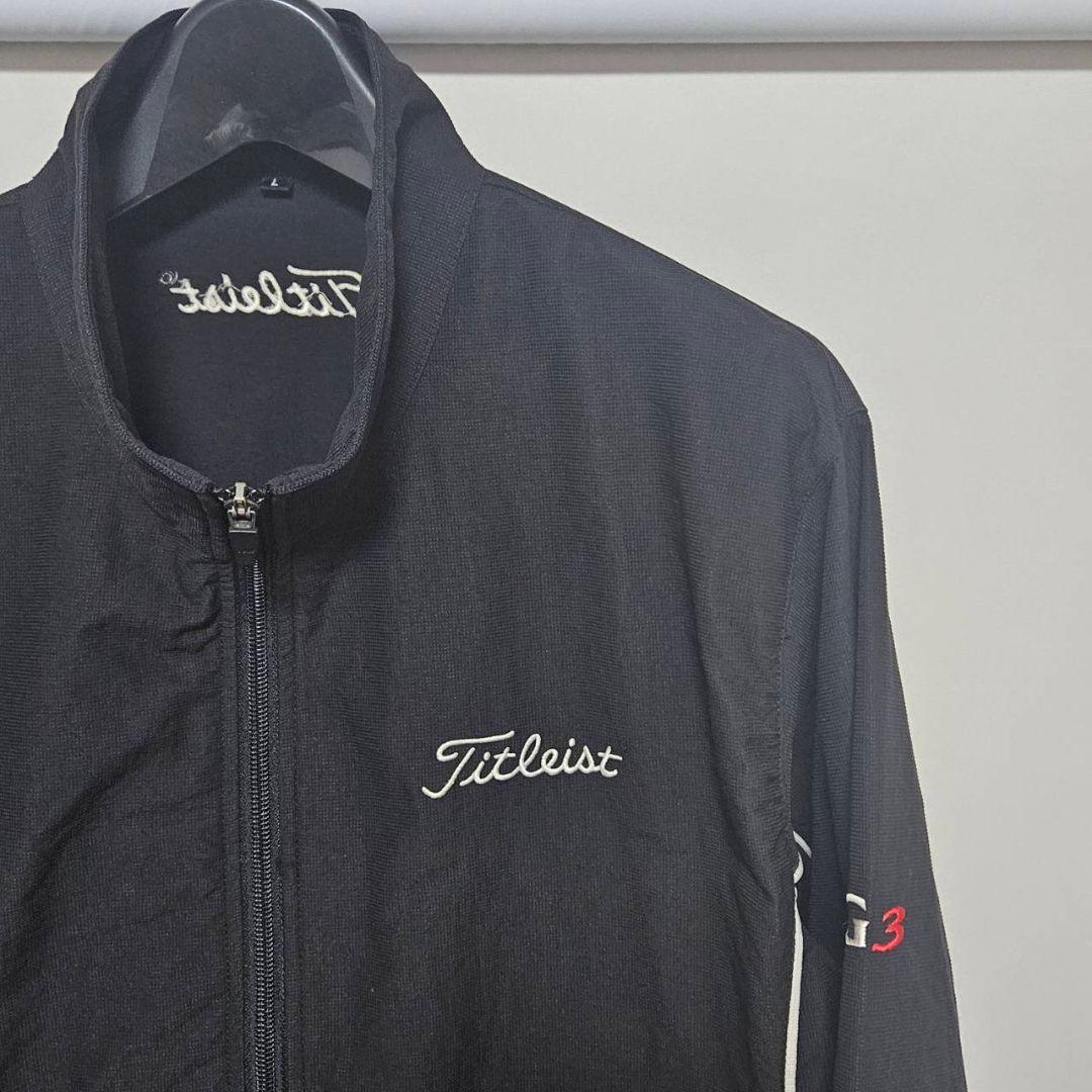 titleist メンズゴルフジャケット 2way アウター L ブラック