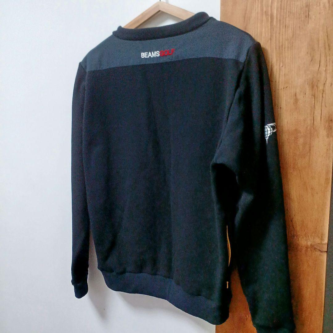 ビームスゴルフ　メンズ　裏ボアプルオーバー　スウェット　ネイビー　L　BEAMS
