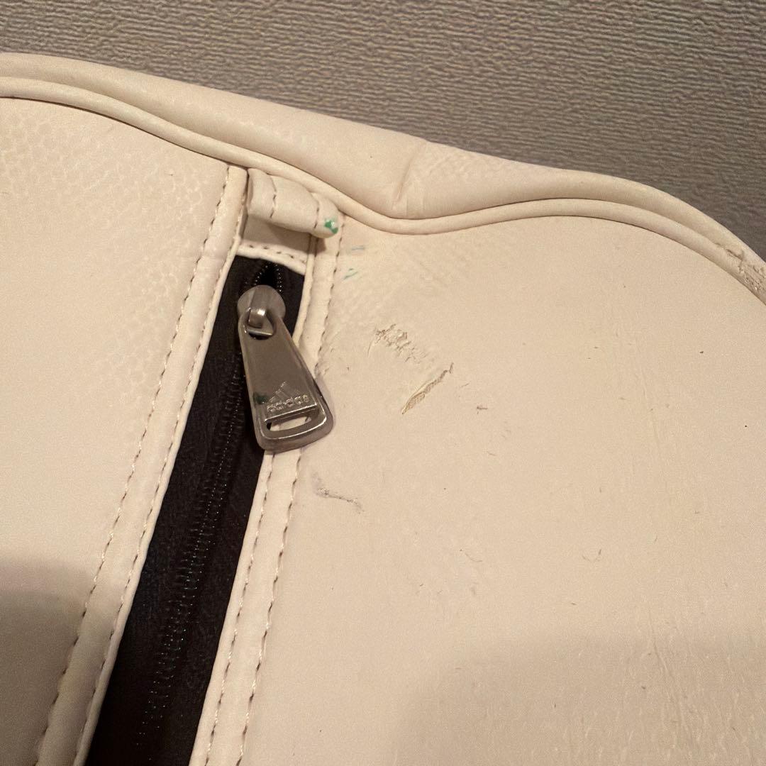 adidas キャディバッグ ホワイト/グリーン 中古