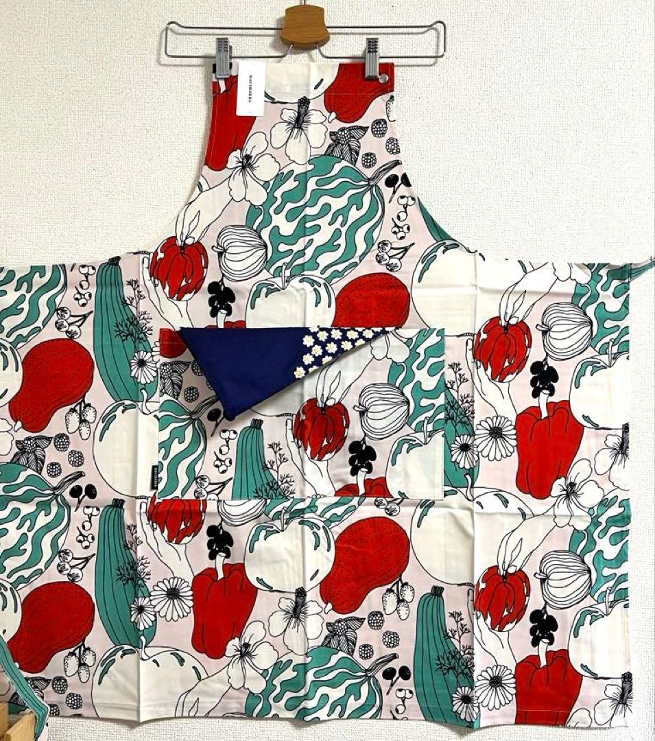 ◉新品未使用◉マリメッコ　marimekko エプロン　ヴィハンネスマー