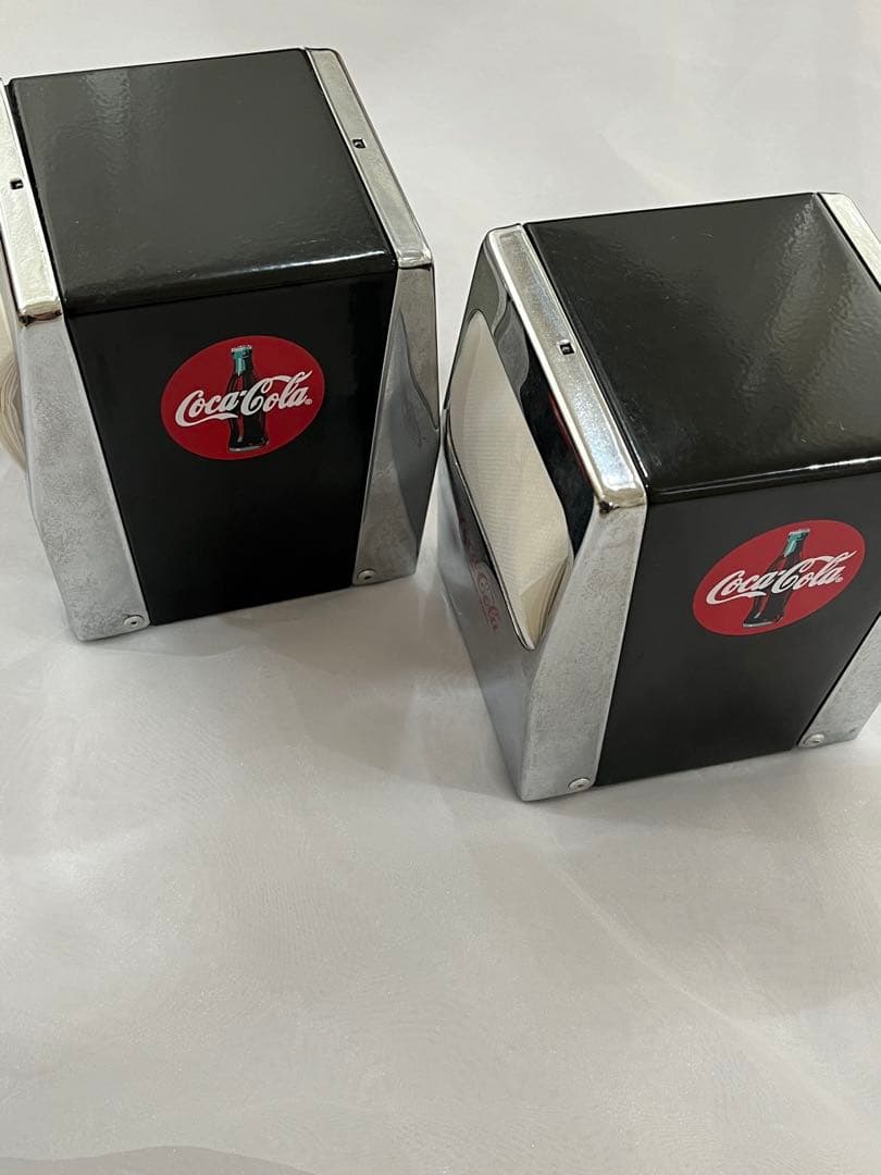 希少　Coca-Colaナプキンホルダー 2個セット　コカコーラ