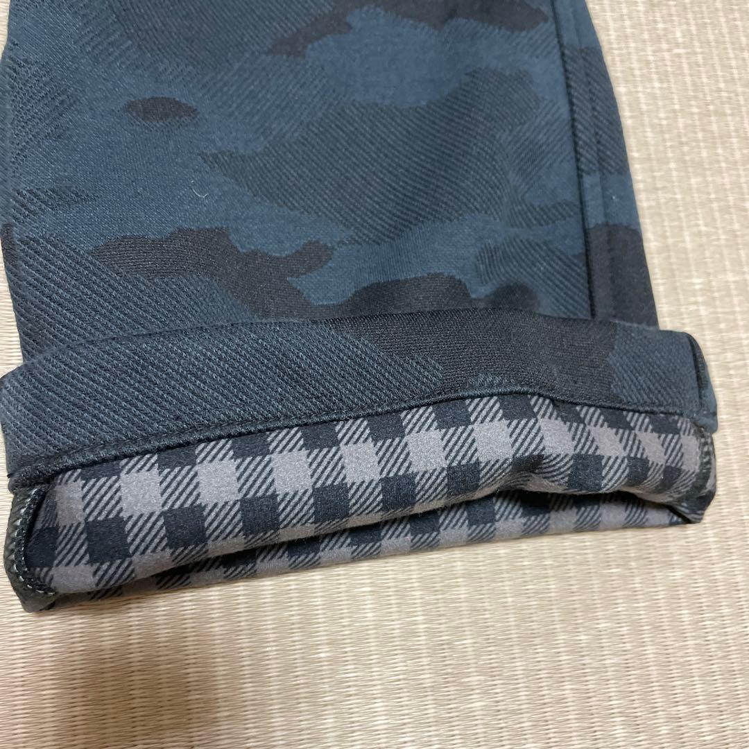 さらにお値下げ❗️EDWINエドウィンゴルフ迷彩柄裏地あっかたパンツウェアLサイズ