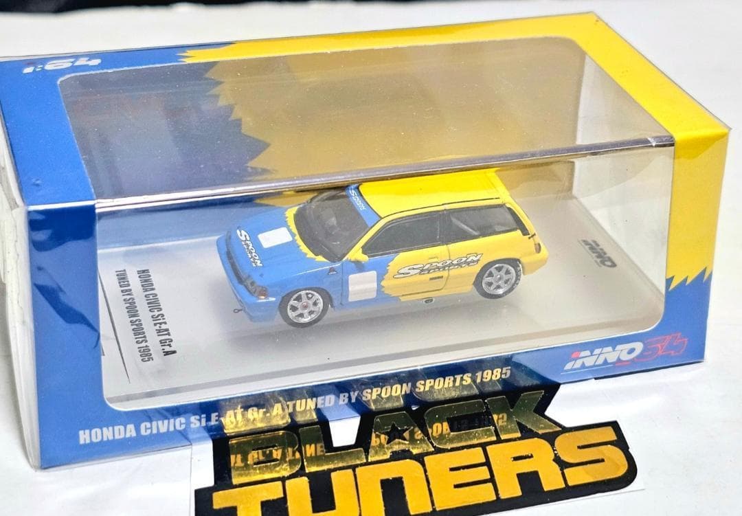 イノモデル 1/64 ホンダ シビック Spoon 1985