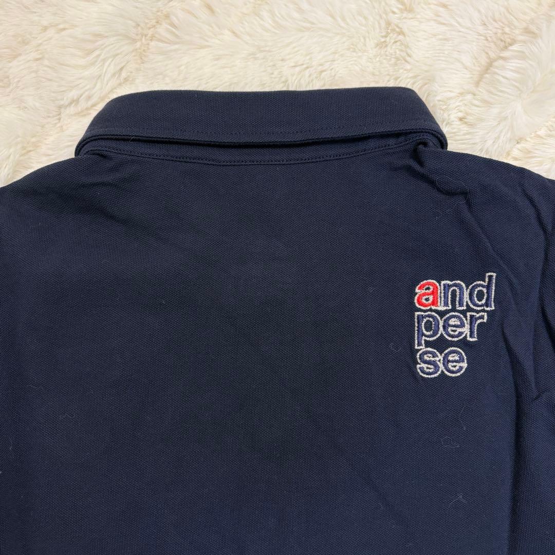【新品】and per se アンパスィ　ゴルフシャツ Lサイズ　レディース
