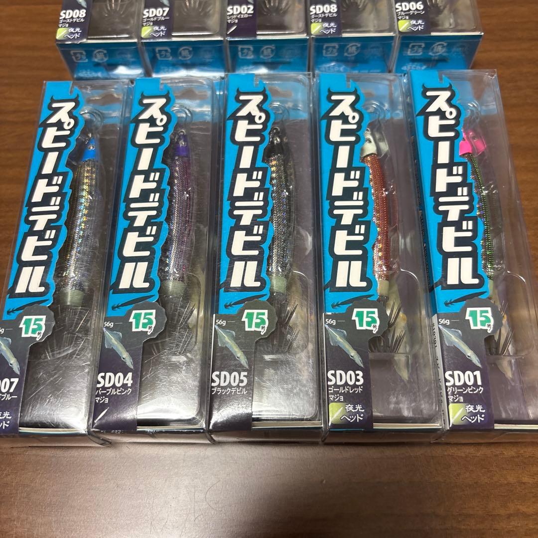 エコギア フィッシュリーグ スピードデビル 15号　10個セット （2）