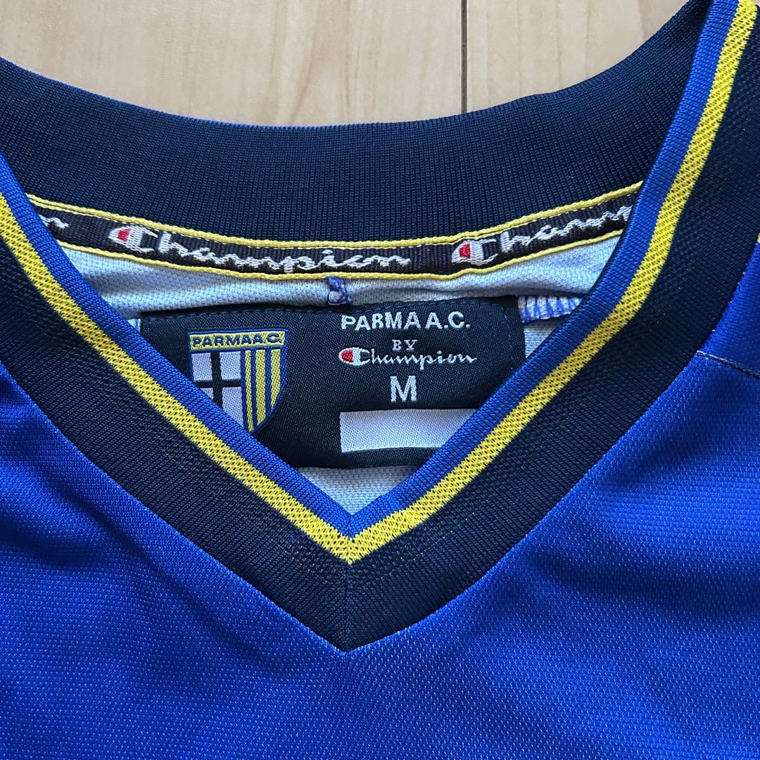 ビンテージ Champion サッカーシャツ L カンナヴァーロ パルマA.C.