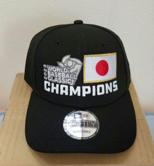 2023 WBC 侍ジャパン 優勝記念キャップ　ブラック ニューエラ MLB公式