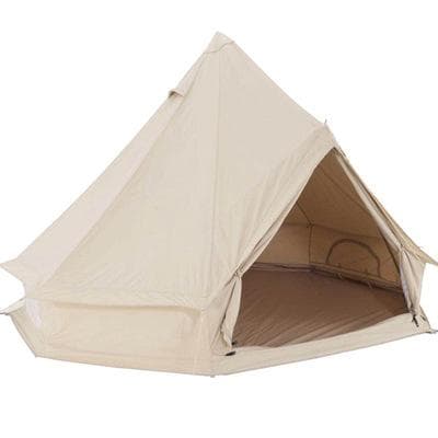 【新品・送料無料】グランデ  テント　コットン 素材　直径4m　5人就寝用