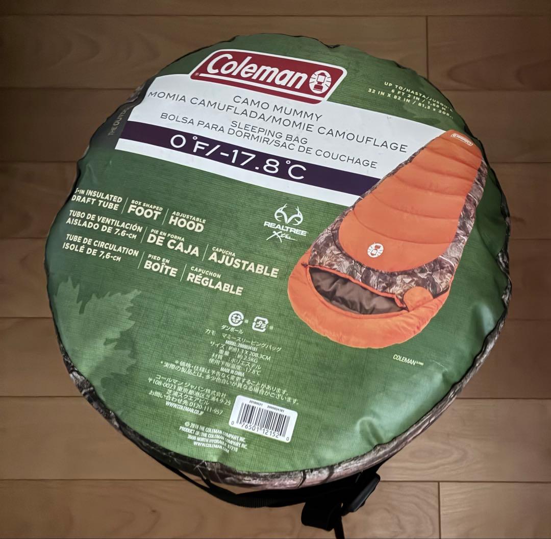 坂*貴様 Coleman Camo Mummy Sleeping Bag