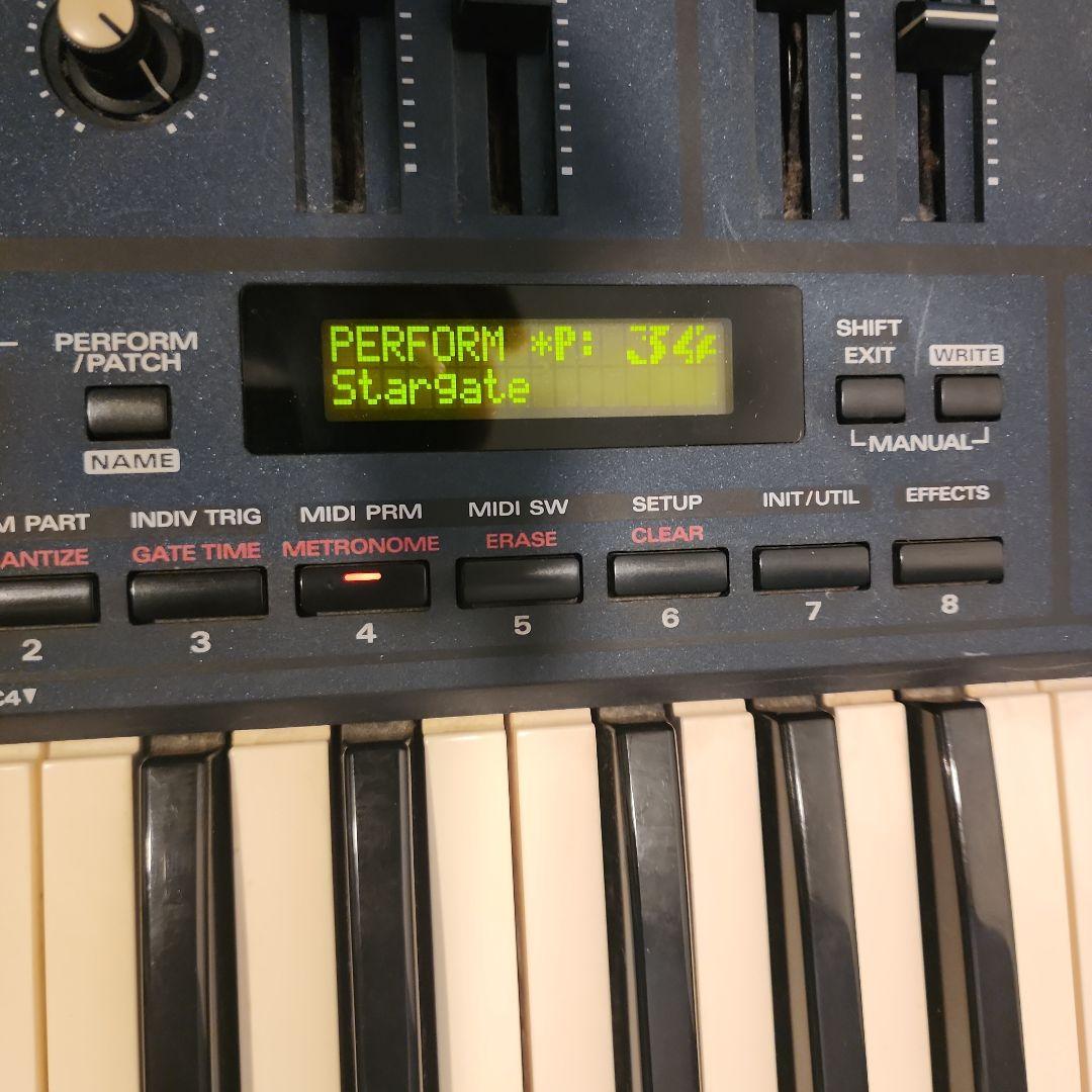 【半ジャンク品 説明書付き】Roland JP-8000 アナログシンセサイザー