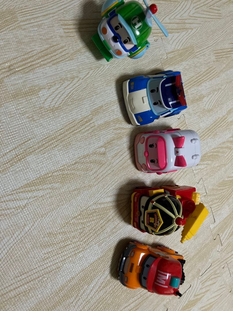 ロボカーポリー　5体セット　トランスフォーマー