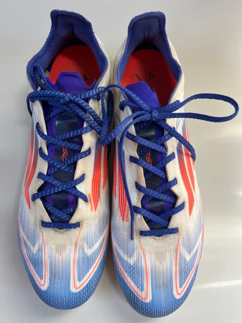 adidas F50 elite HG/AGホワイト/レッド/ブルー