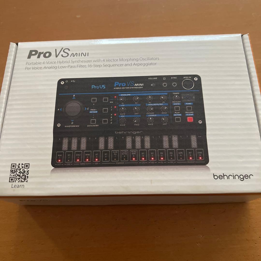 Behringer Pro VS mini ベリンガーハイブリッドシンセサイザー