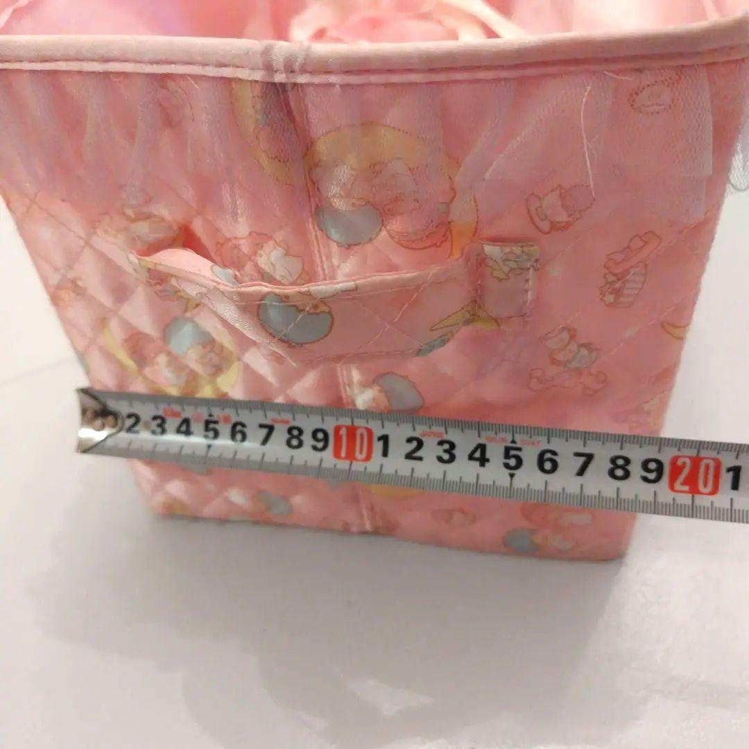 【レア商品】キキララ　月柄キルト折り畳みマルチボックス