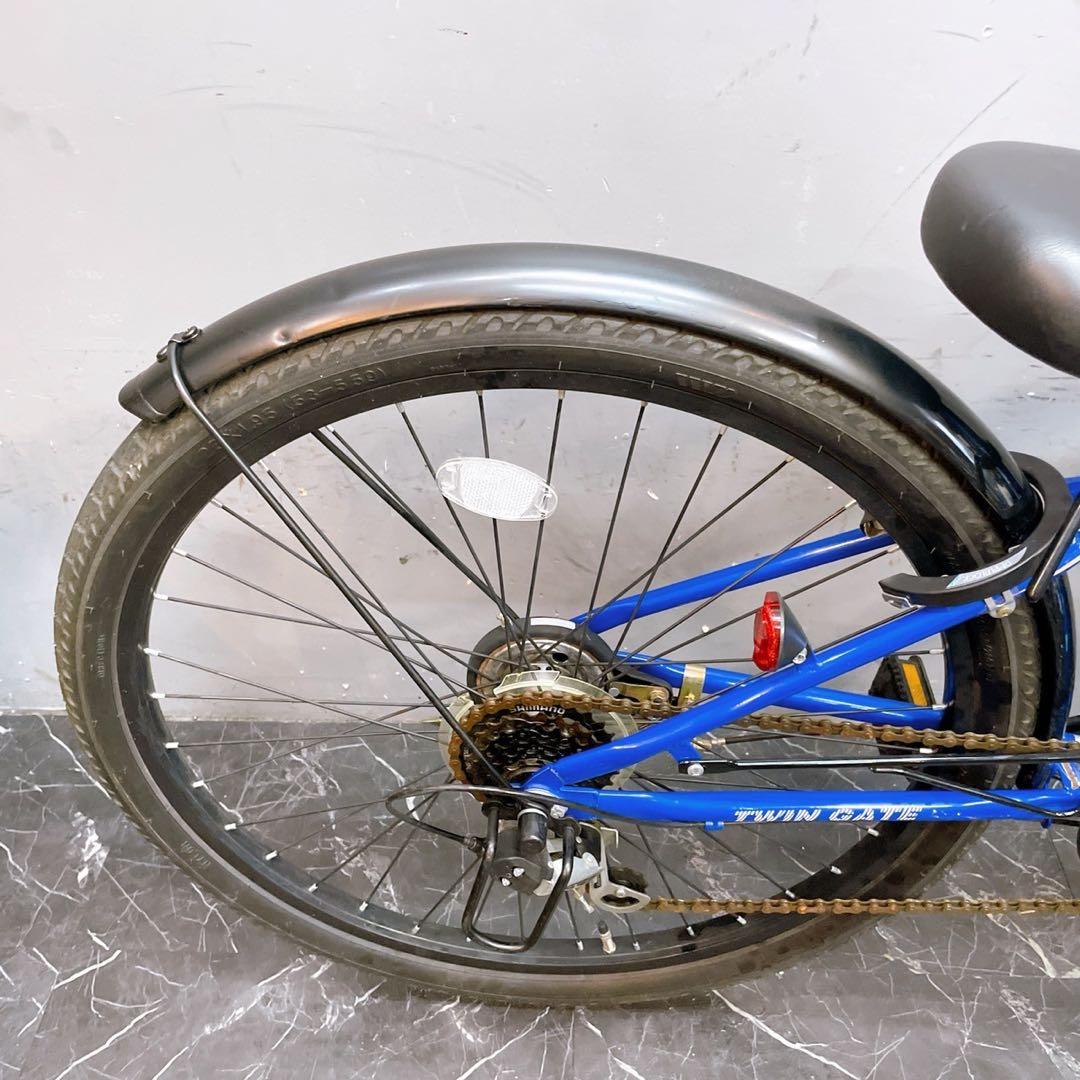 兵庫配送価格【933】《関西 引き取り》子供用自転車 TWIN GATE ブルー