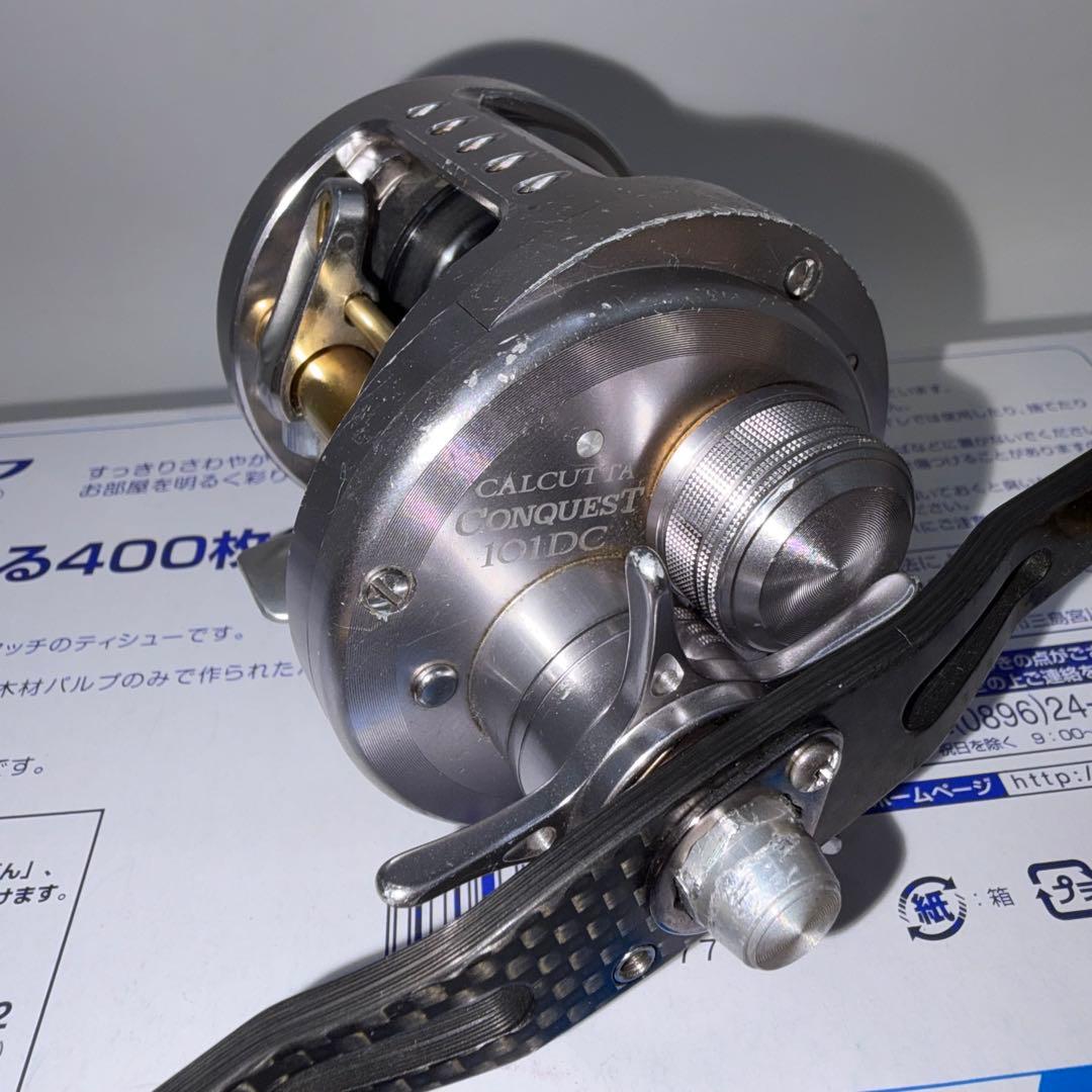 SHIMANO シマノ カルカッタ コンクエスト101DC 左巻き ベイトリール