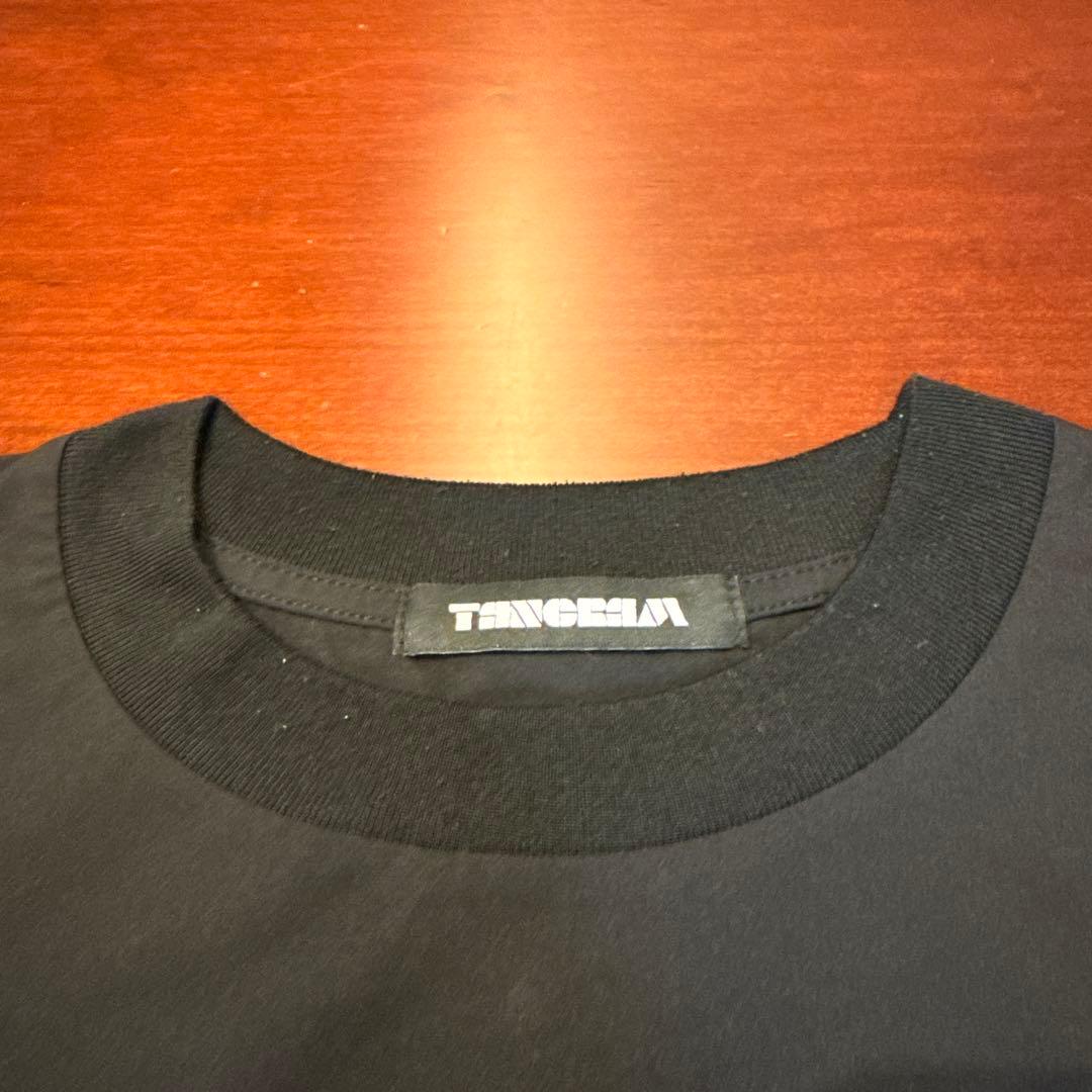 TANGRAM タングラム 半袖 Tシャツ ブラック ゴルフウェア メンズ XL