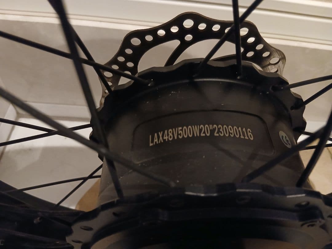 48V 500W電動自転車ホイール
