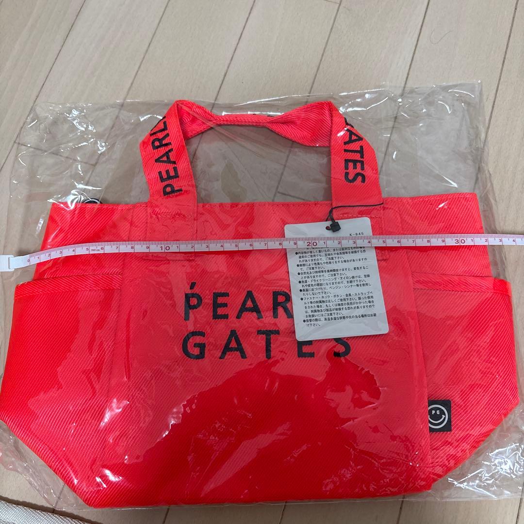 PEARLY GATES ネオンオレンジ トートバッグ