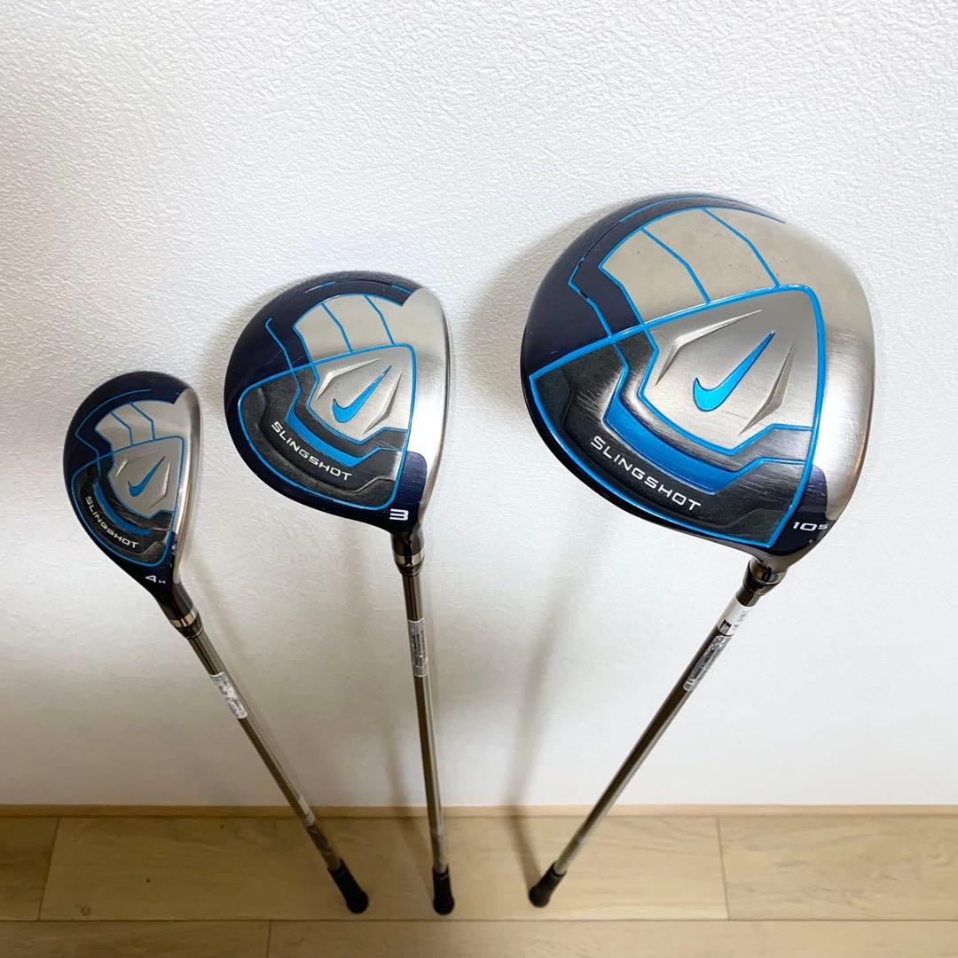 NIKEナイキ ゴルフクラブ 本格フルセット☆メンズ初心者キャディバッグ付UNI