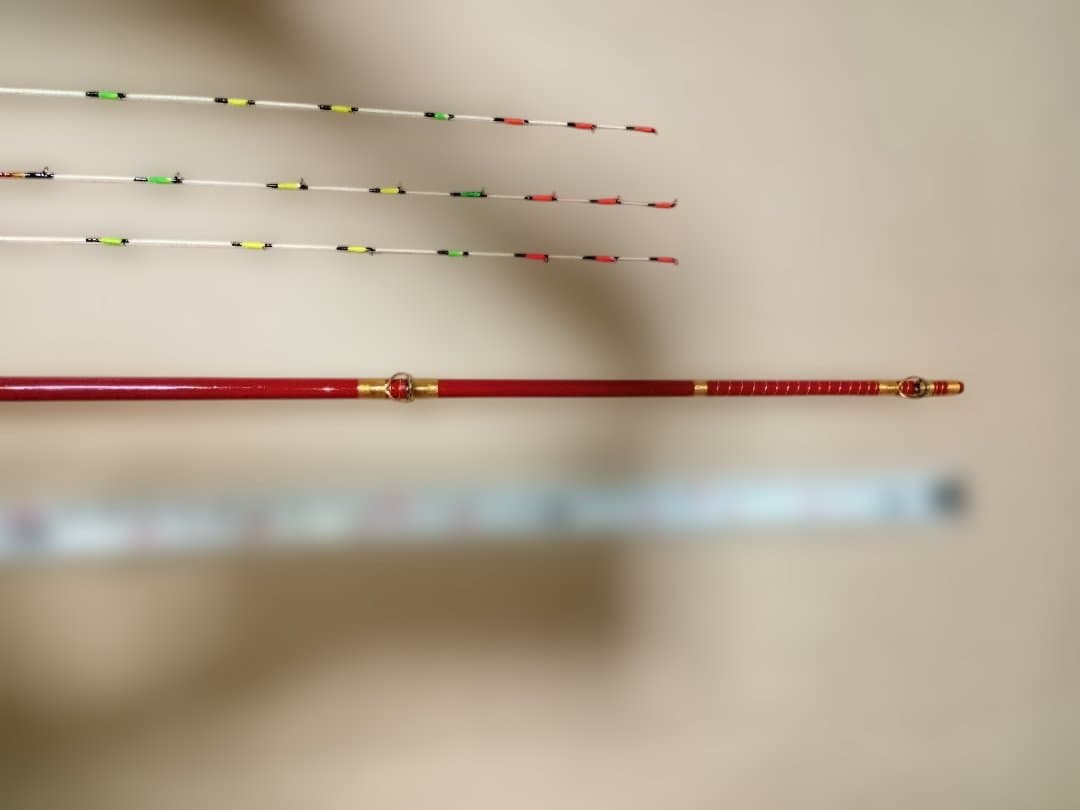 チヌ竿　筏竿　 手作り　布袋竹