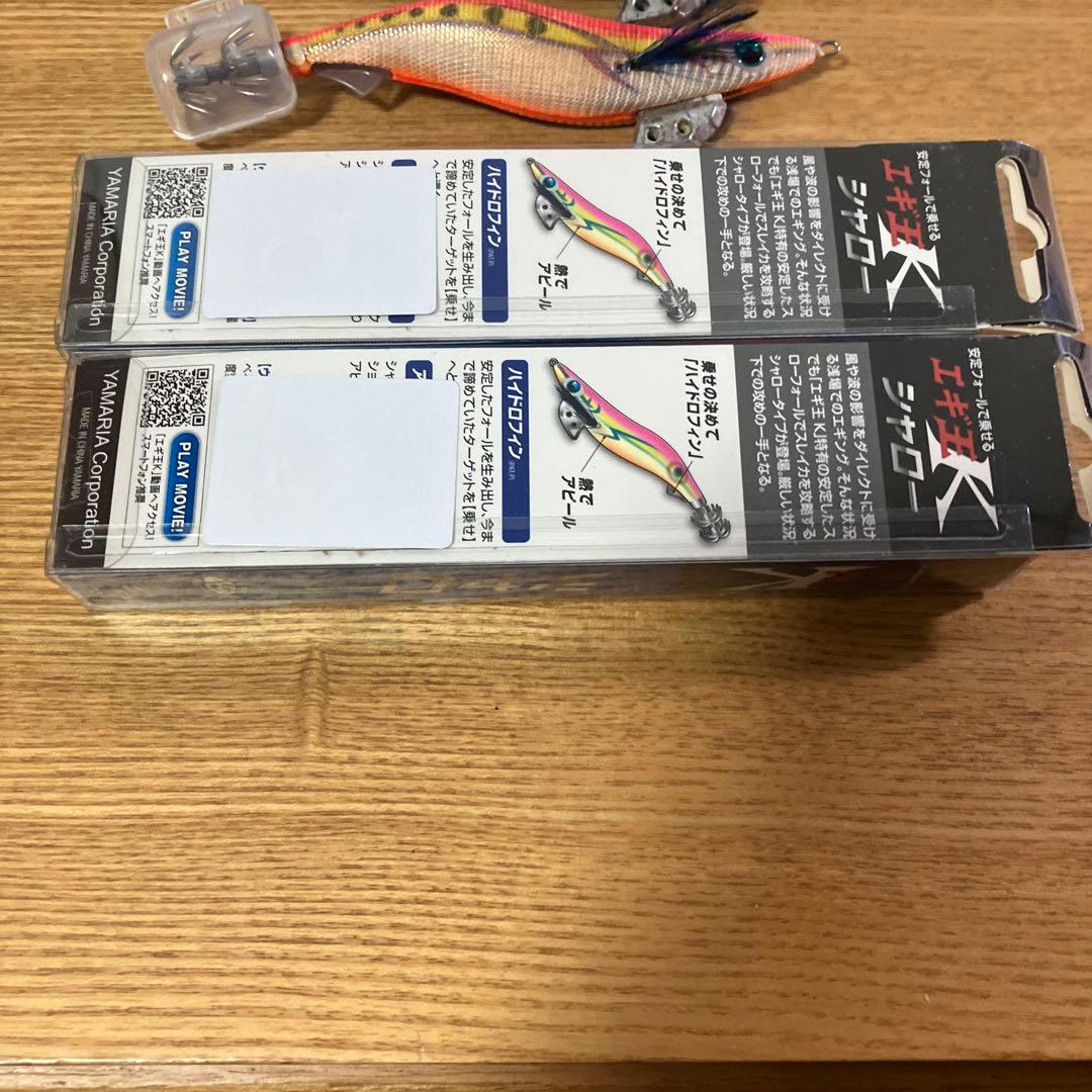 極上美品　レア　廃盤品　エギ王K 3.5号　スーパーシャロー　新品カジメブラウン