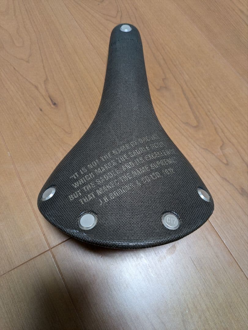Brooks cambium c17 限定プリント　テストサドル