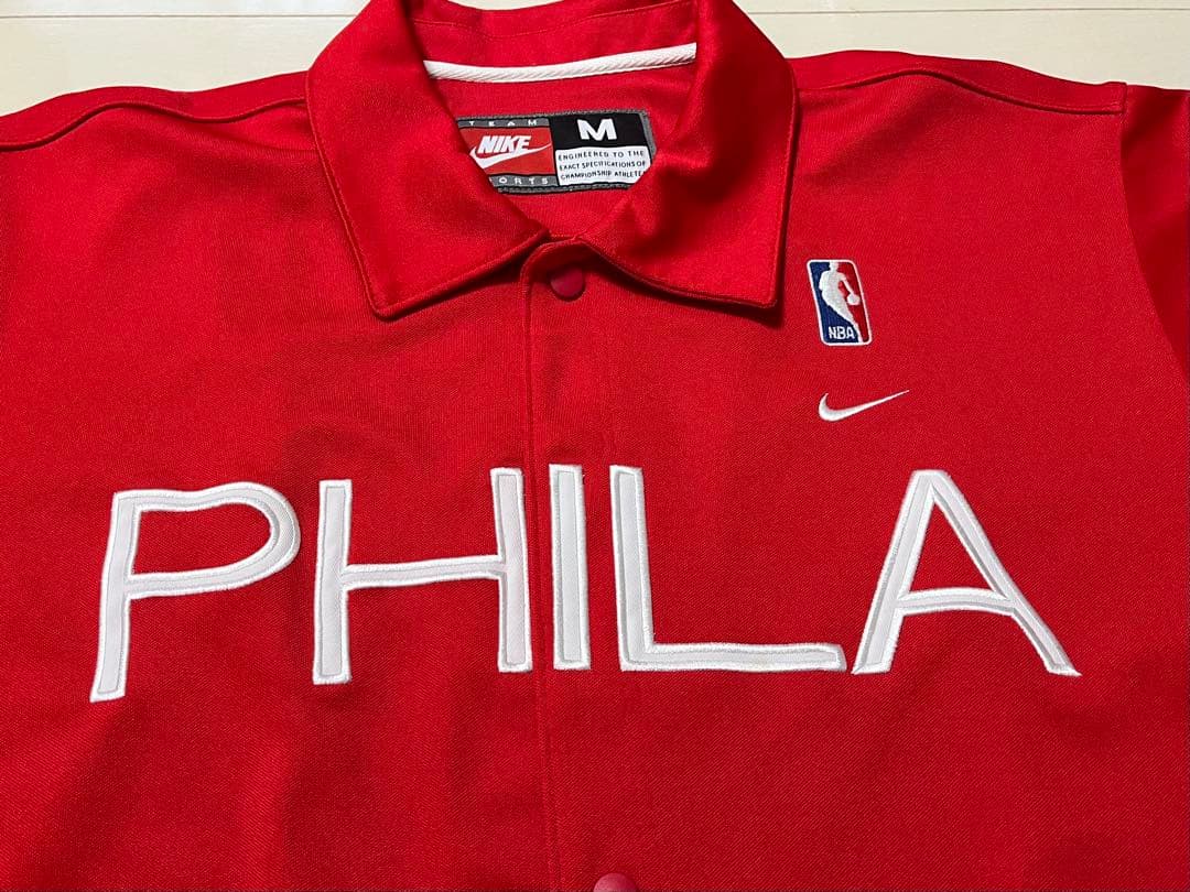 NBA フィラデルフィア76ers NIKE製　シューティングシャツ　サイズ　M