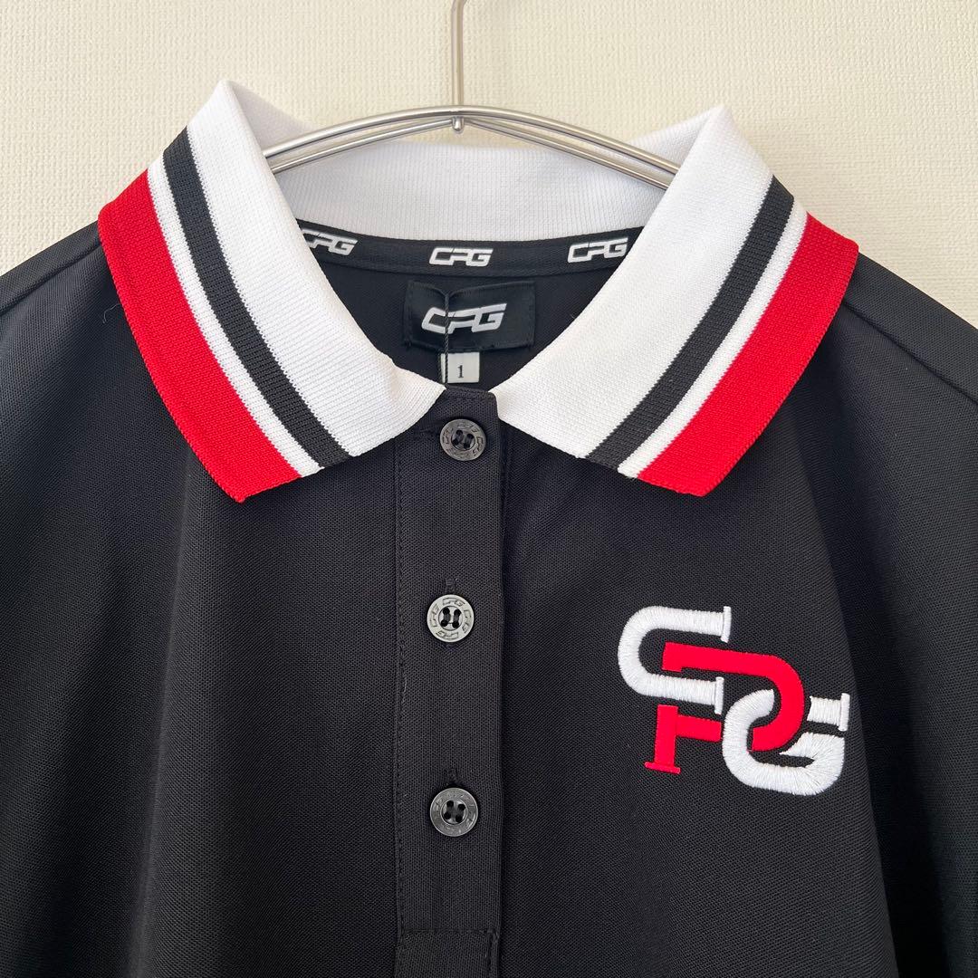 CPGゴルフ　黒ポロシャツ　定価25300円　新品