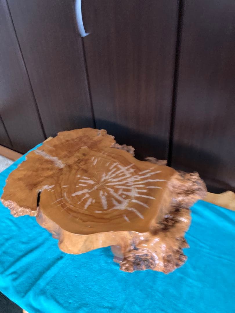 天然木　カバ材　ちゃぶ台