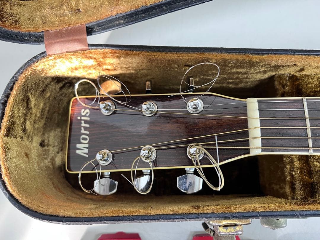 Morris モーリス⭐️W-30アコースティック　付属品とハードケース付き
