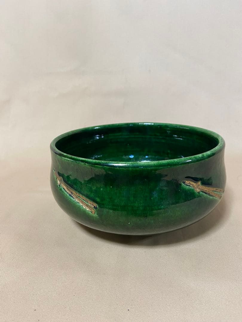 茶道具　楽焼菓子器　弘入風