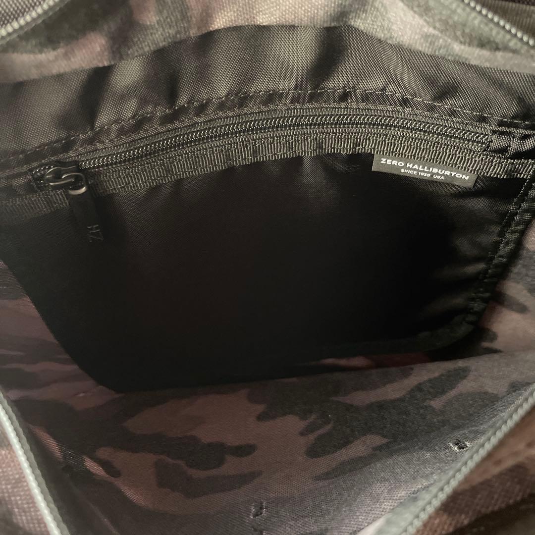 【ZERO HALLIBURTON】Z-CAMOトートバッグ　ブラックカモ