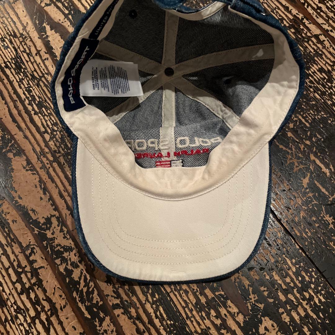Polo Sport デニムキャップ　ポロスポーツ