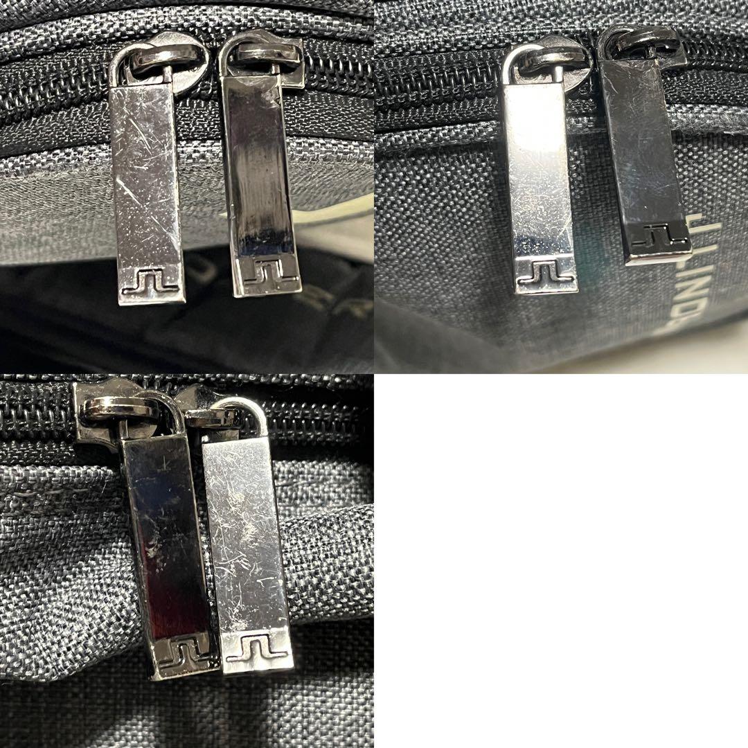 J.LINDEBERG ゴルフバッグ ボストンバッグ キャンバス グレー 976