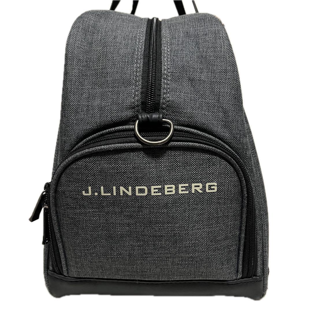 J.LINDEBERG ゴルフバッグ ボストンバッグ キャンバス グレー 976