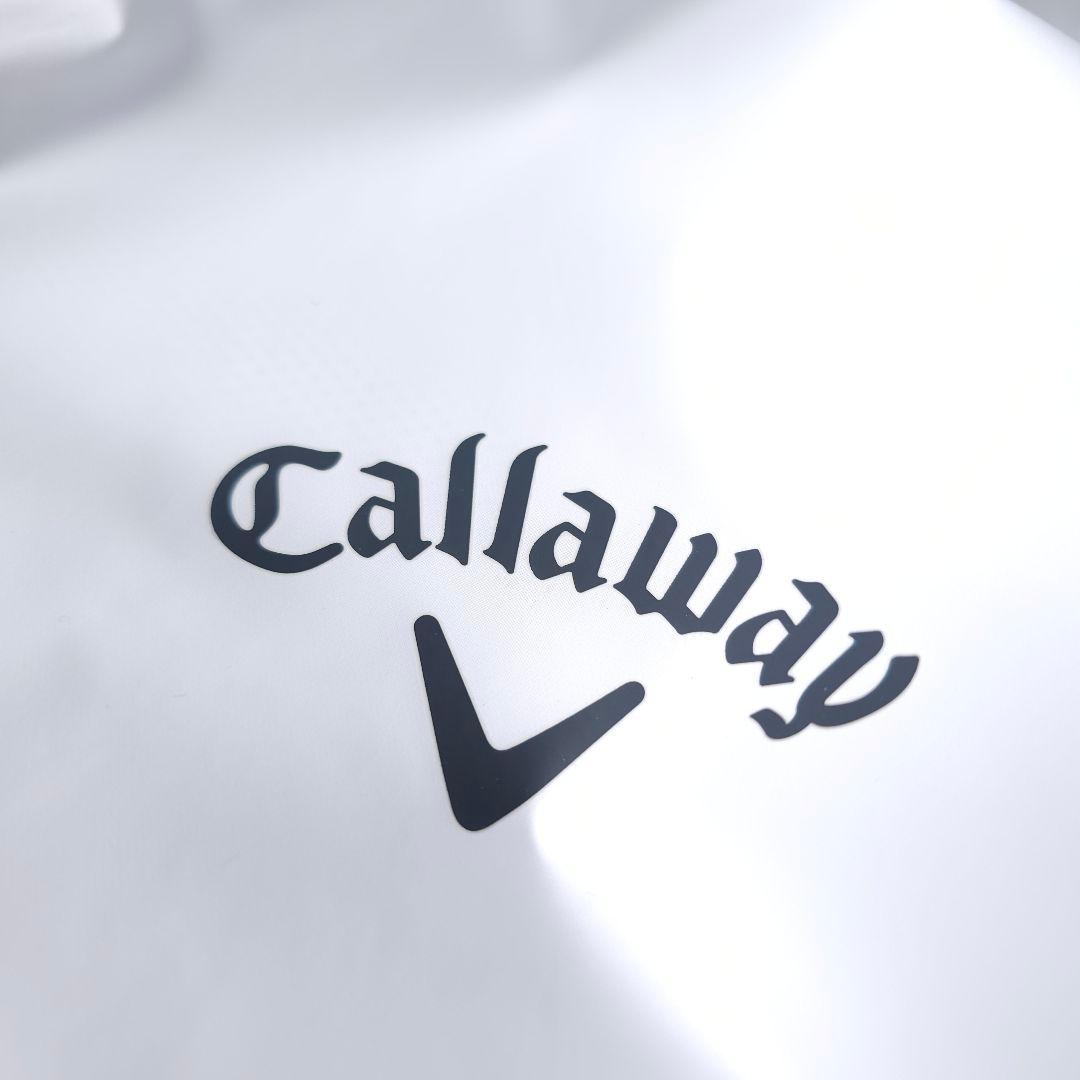 極美品 3L Callaway Golf レインウェア上下セット 白黒 メンズ