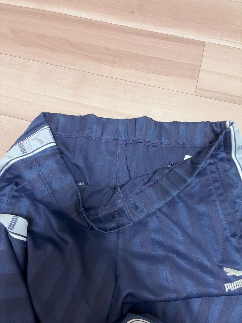 【廃盤モデル】PUMA ジャージ上下セット ネイビー S〜M ビッグロゴ