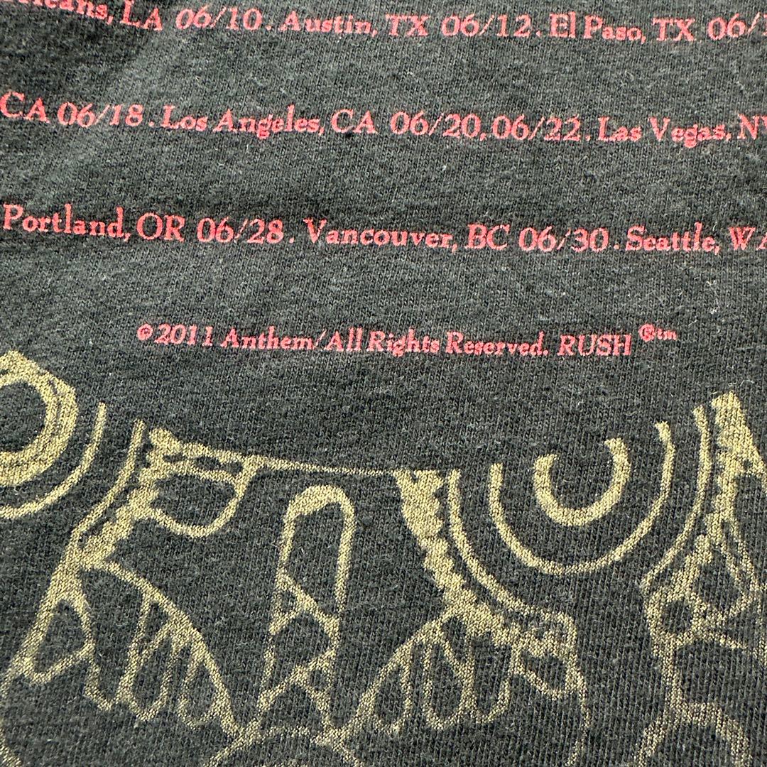 Rush タイムマシンツアー2011TシャツバンドT