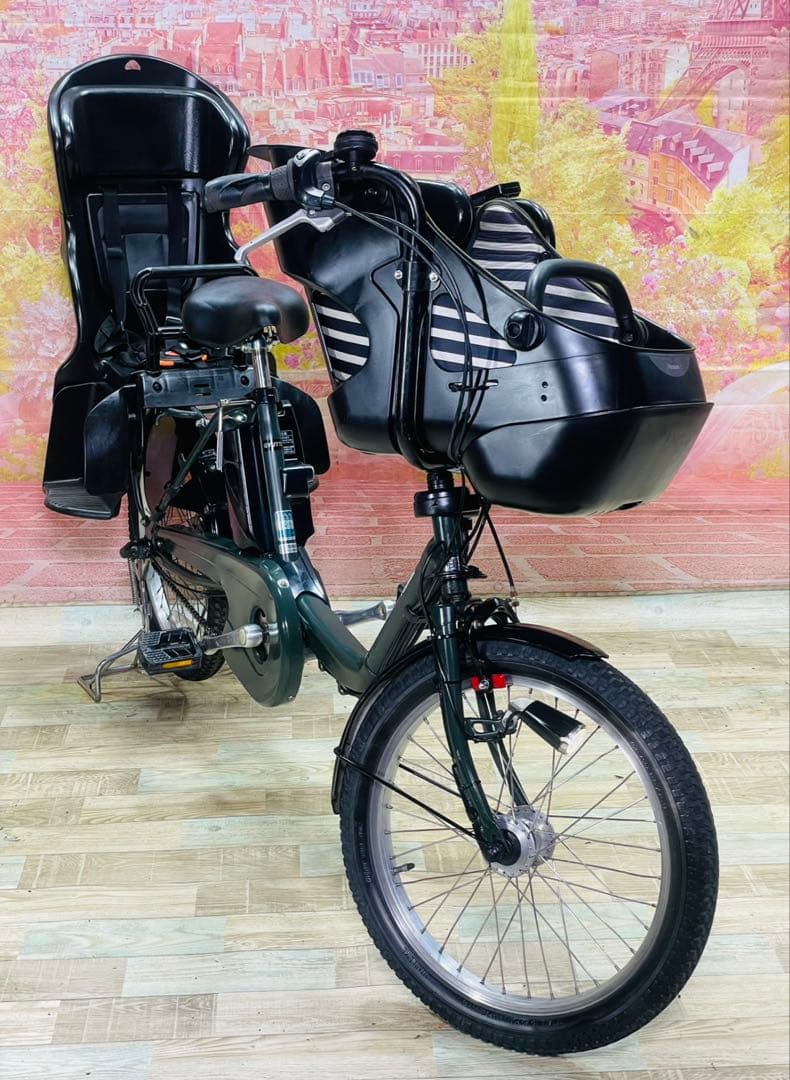 ZK3505 「大容量13.2Ah」電動自転車パナソニック 子供乗せ 20インチ